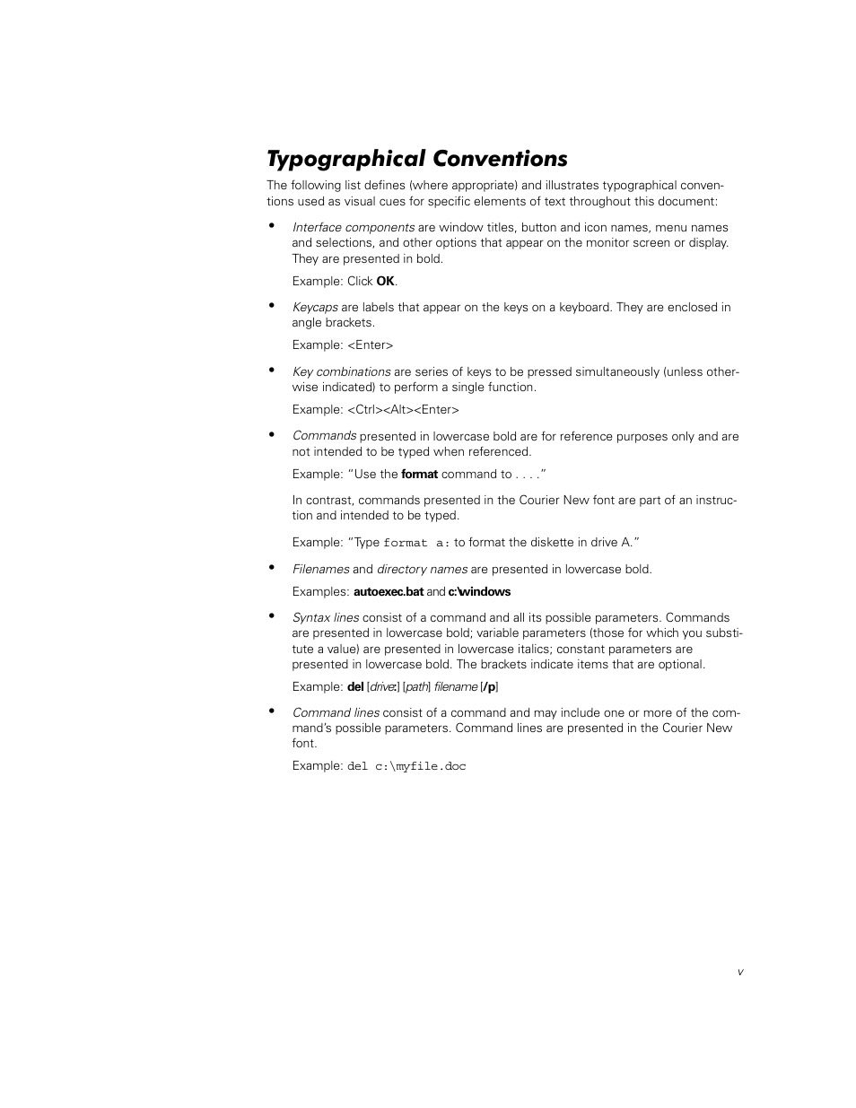 Typographical conventions | Dell PowerVault 56F (16P Fibre Channel Switch) User Manual | Page 5 / 42