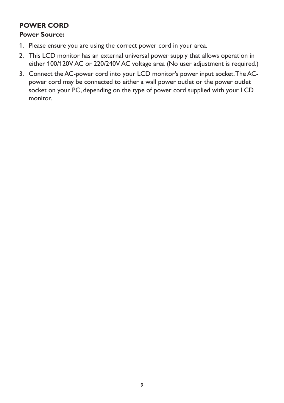 Dell D2215H Monitor User Manual | Page 9 / 21