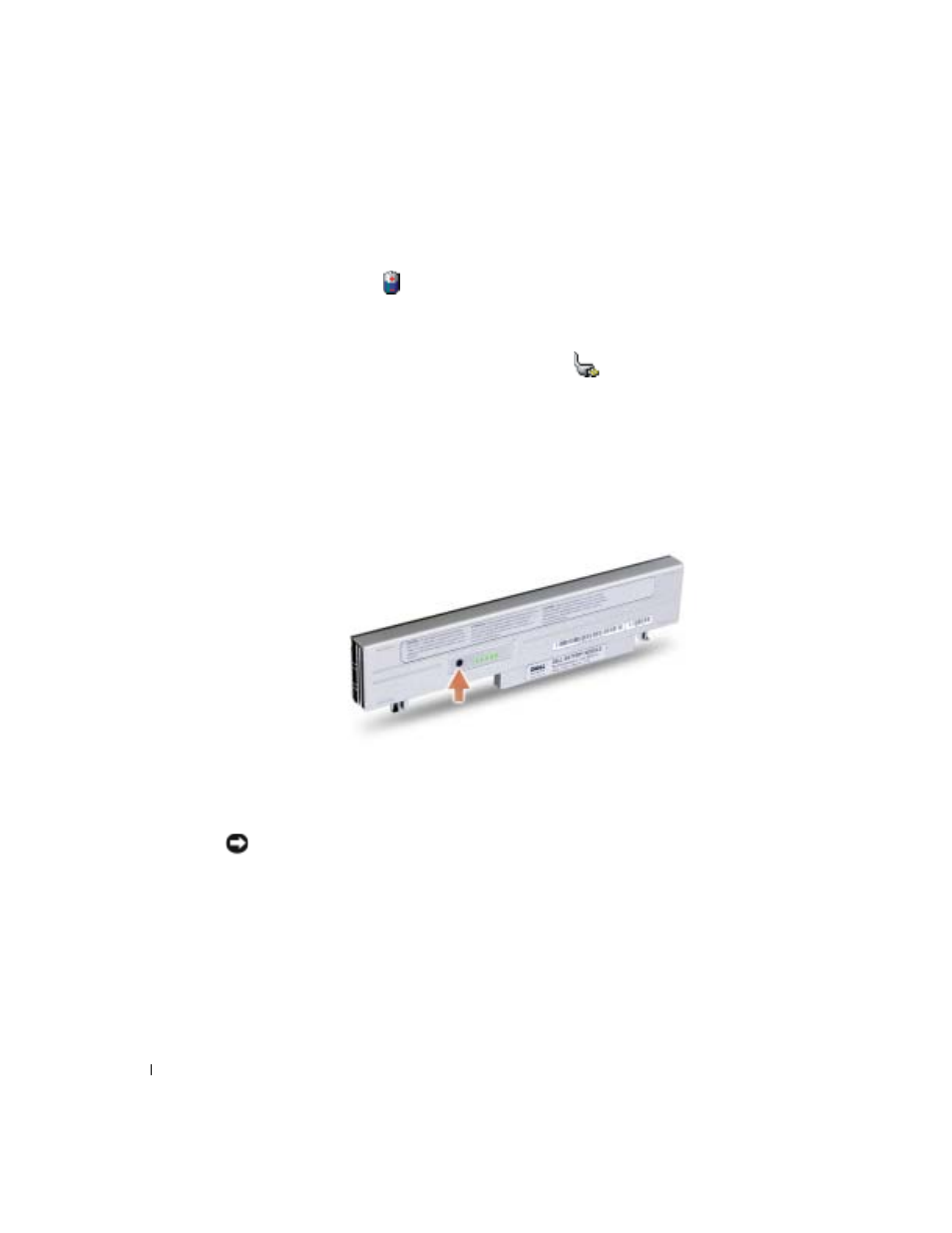 Microsoft® windows® power meter, Charge gauge, Low-battery warning | Dell Inspiron 300m User Manual | Page 46 / 162