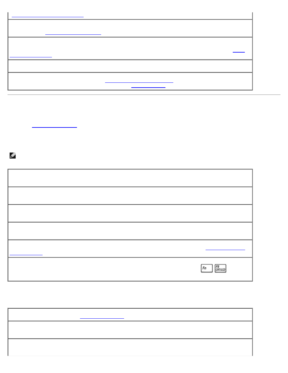 Video and display problems, If the display is blank, If the display is difficult to read | Dell LATITUDE D400 User Manual | Page 19 / 98