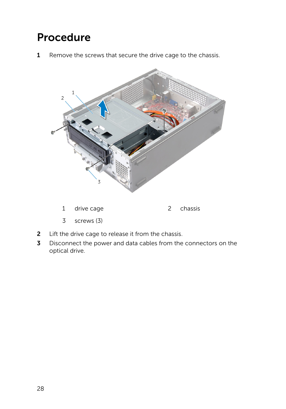 Procedure | Dell Inspiron Small Desktop (3646, Mid 2014) User Manual | Page 28 / 57