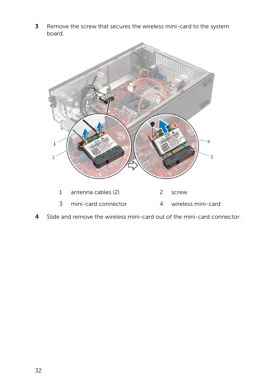 Dell Inspiron Small Desktop (3646, Mid 2014) User Manual | Page 32 / 57