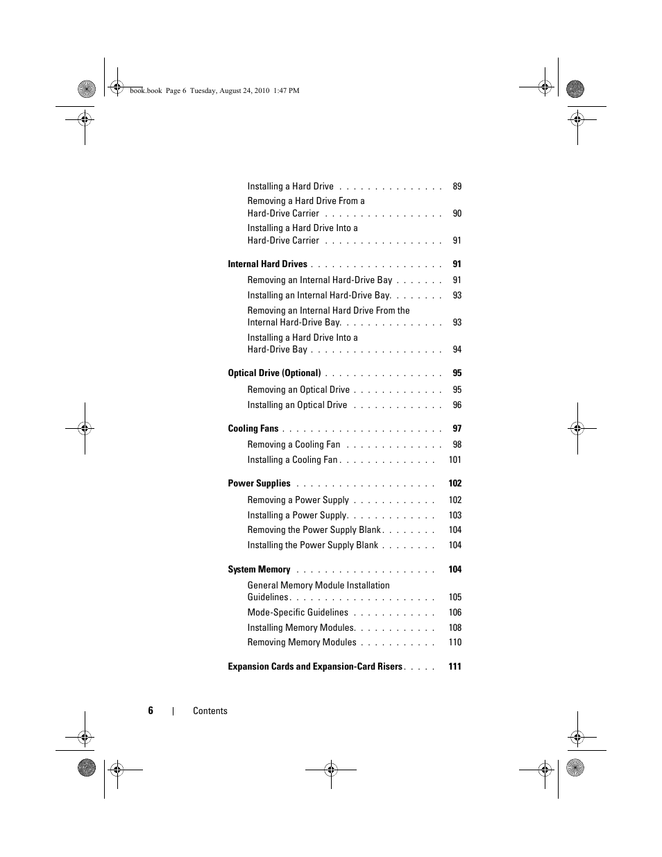 Dell POWEREDGE R515 User Manual | Page 6 / 194