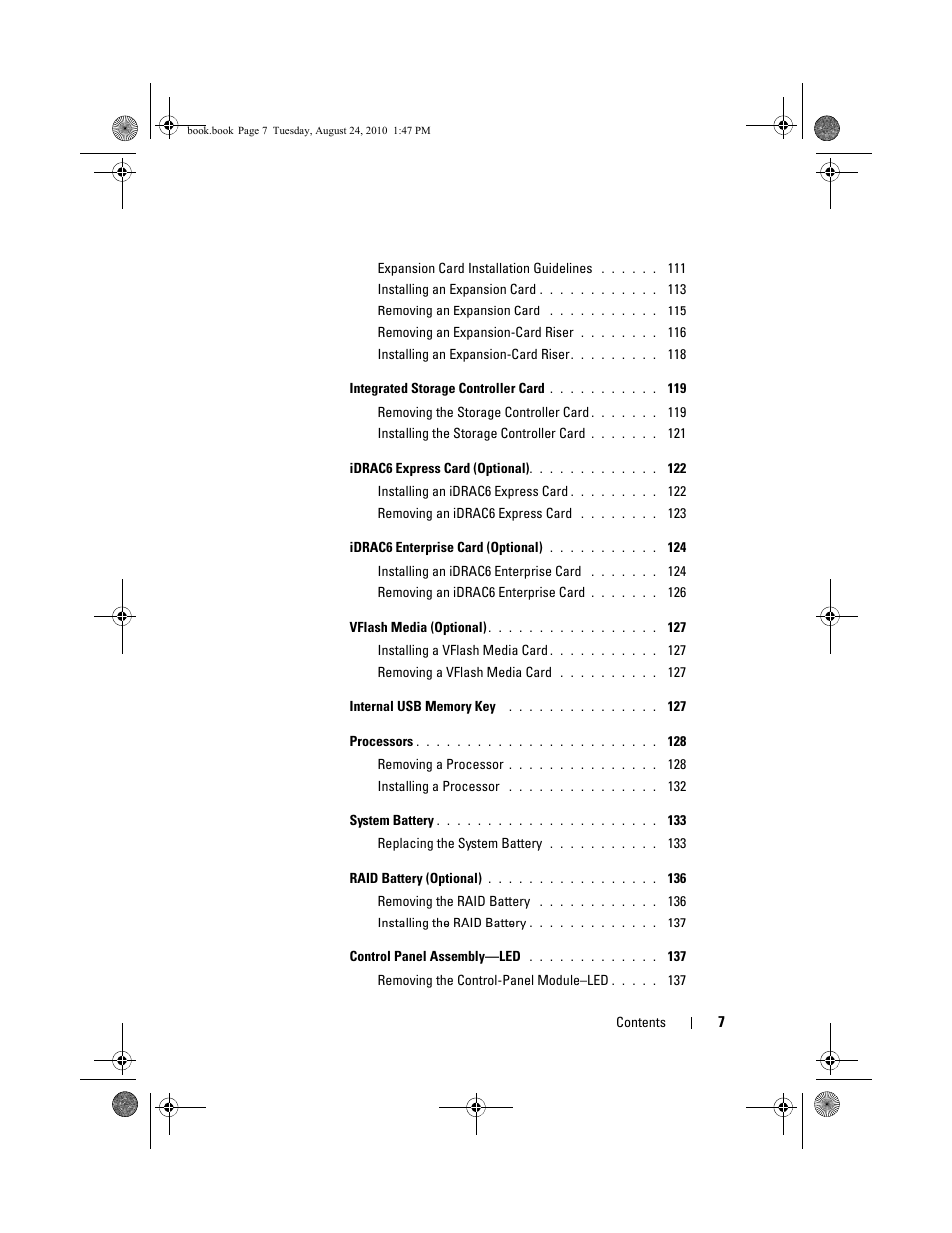 Dell POWEREDGE R515 User Manual | Page 7 / 194
