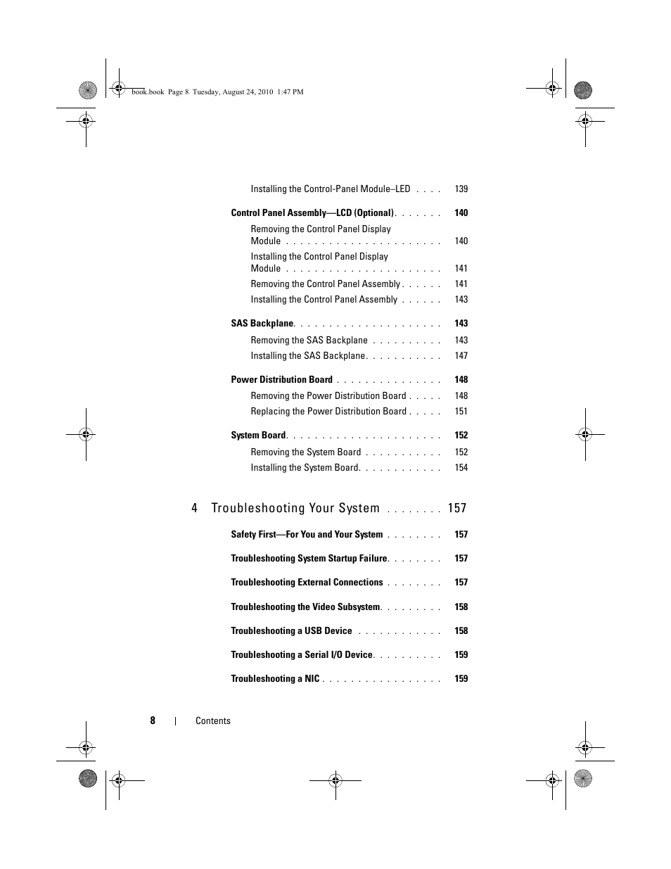 4 troubleshooting your system | Dell POWEREDGE R515 User Manual | Page 8 / 194