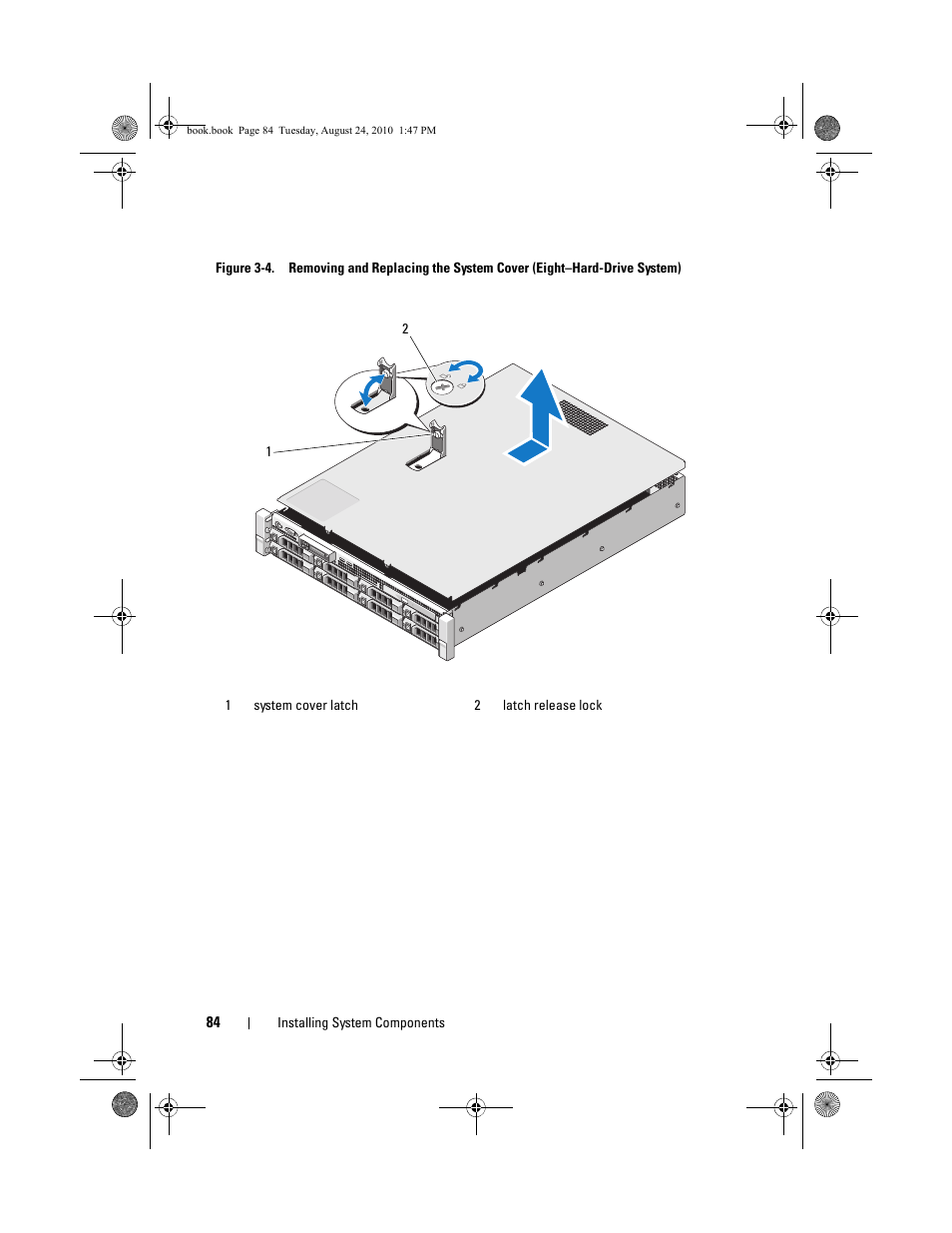 Position. see figure 3-4 and f, Figure 3-4 | Dell POWEREDGE R515 User Manual | Page 84 / 194