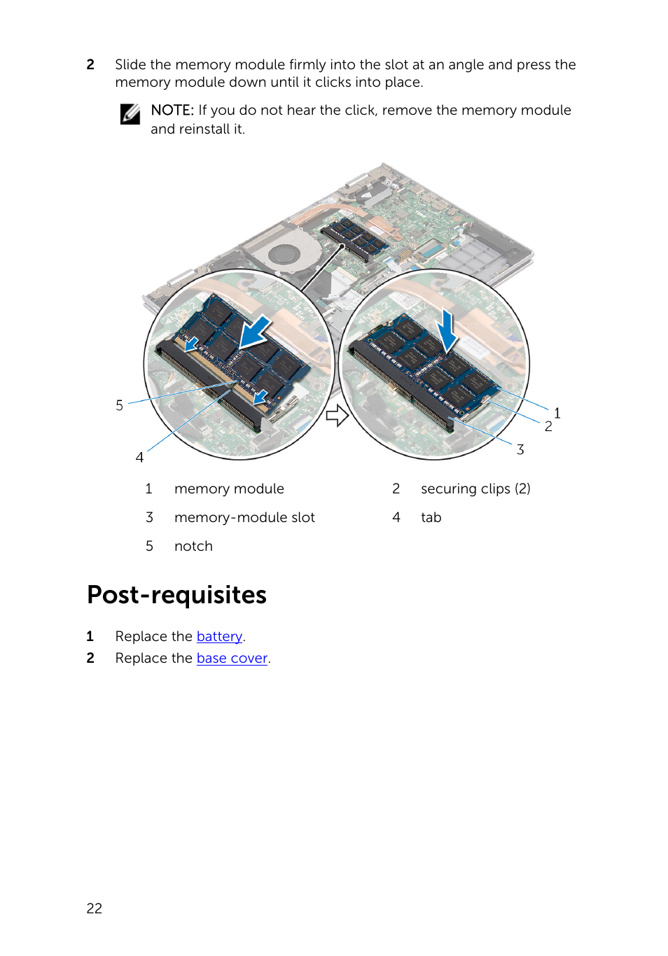 Post-requisites | Dell Inspiron 13 7000 Series 2-in-1(7348, Early 2015) User Manual | Page 22 / 94