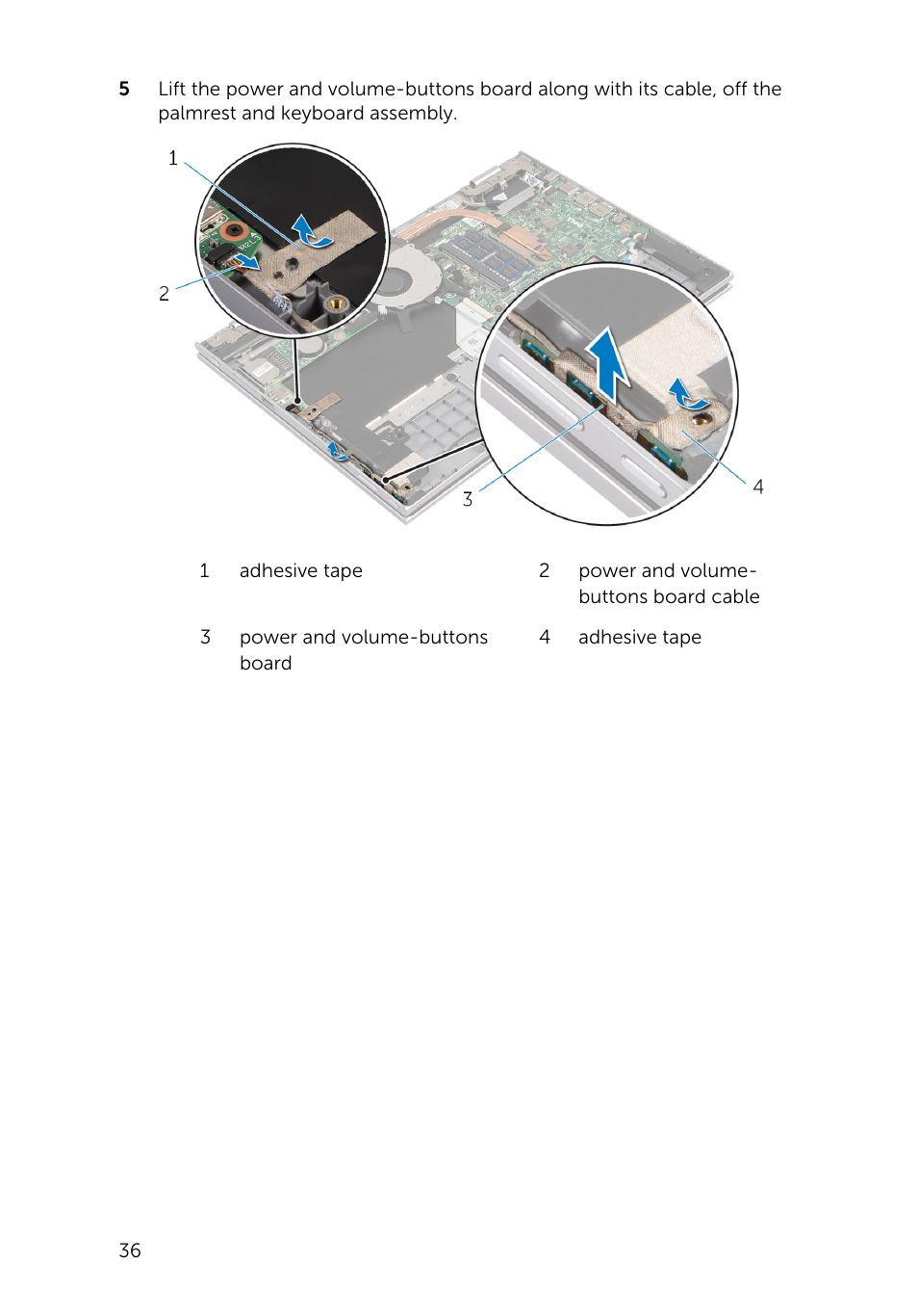 Dell Inspiron 13 7000 Series 2-in-1(7348, Early 2015) User Manual | Page 36 / 94