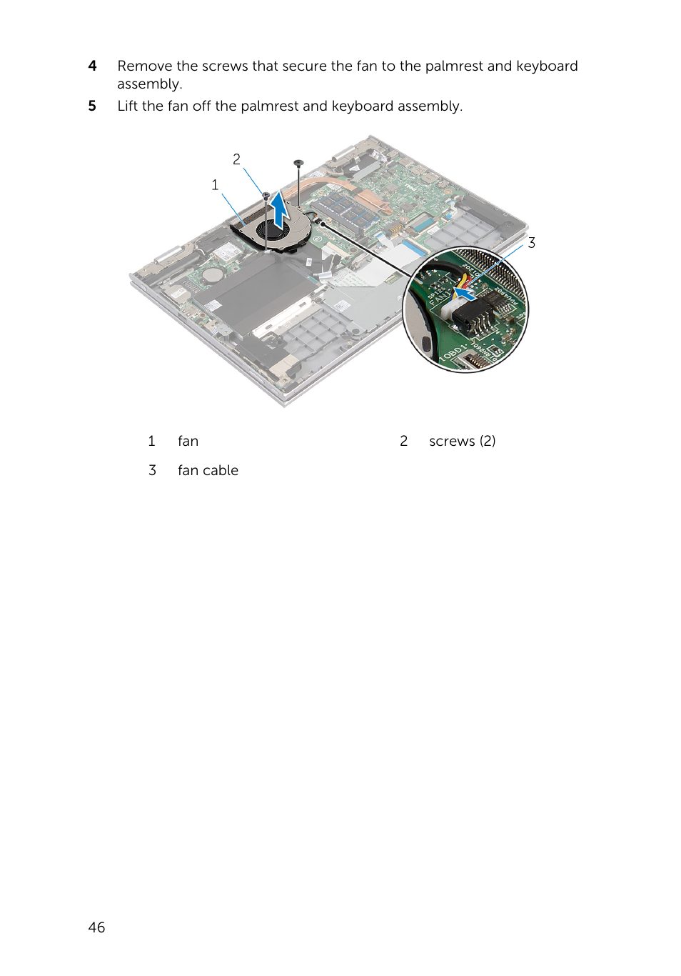 Dell Inspiron 13 7000 Series 2-in-1(7348, Early 2015) User Manual | Page 46 / 94