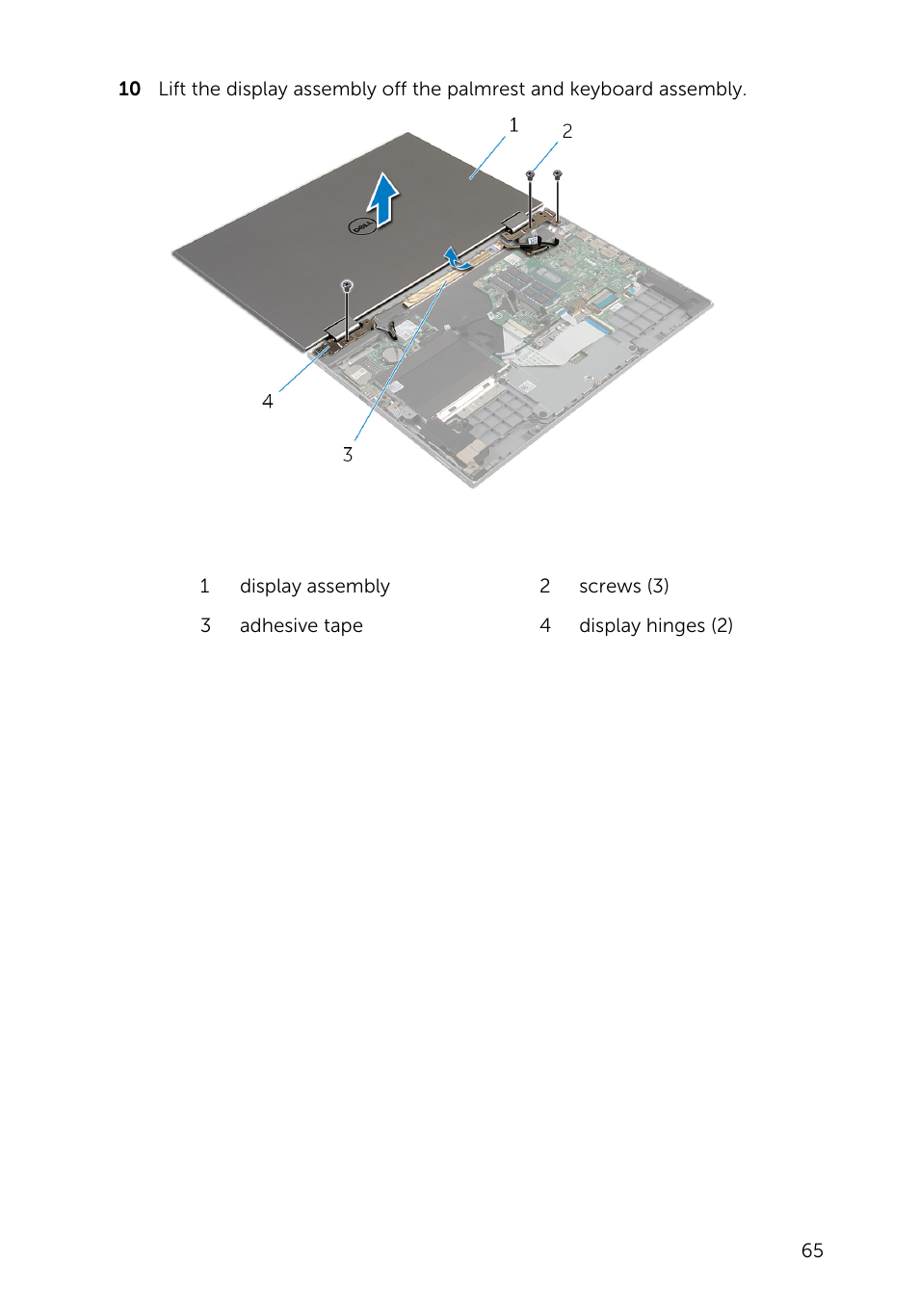 Dell Inspiron 13 7000 Series 2-in-1(7348, Early 2015) User Manual | Page 65 / 94