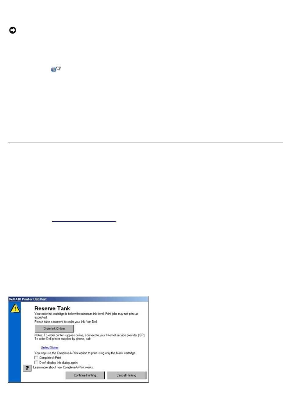 Dell ink management system | Dell 968w All In One Wireless Photo Printer User Manual | Page 37 / 181