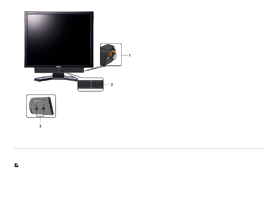 Using the tilt, swivel, and vertical extension, Tilt/swivel | Dell P170s Monitor User Manual | Page 15 / 37