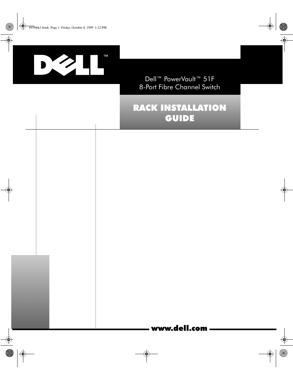 Dell PowerVault 51F (8P Fibre Channel Switch) User Manual | Page 3 / 98