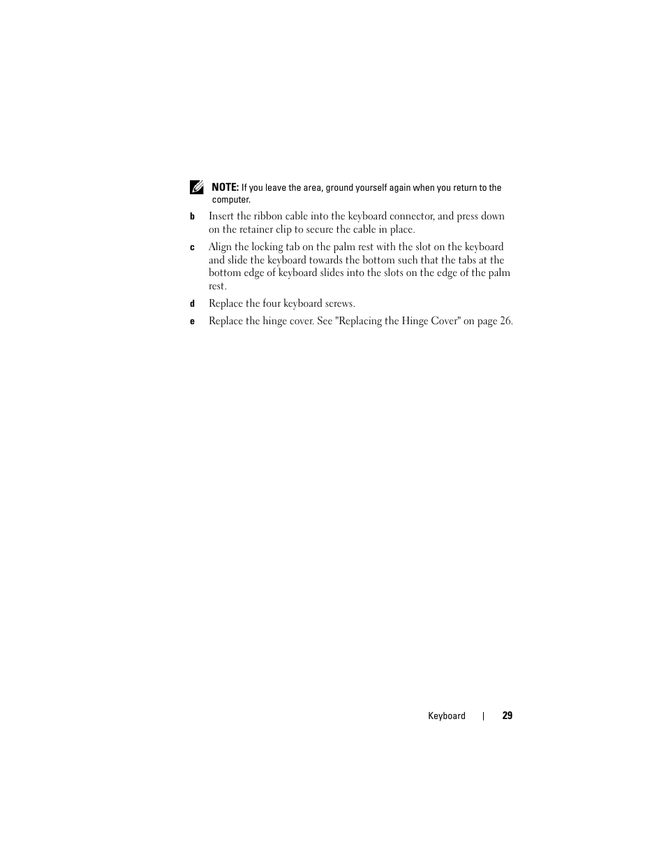 Dell XPS M1730 (M1730, Late 2007) User Manual | Page 29 / 88