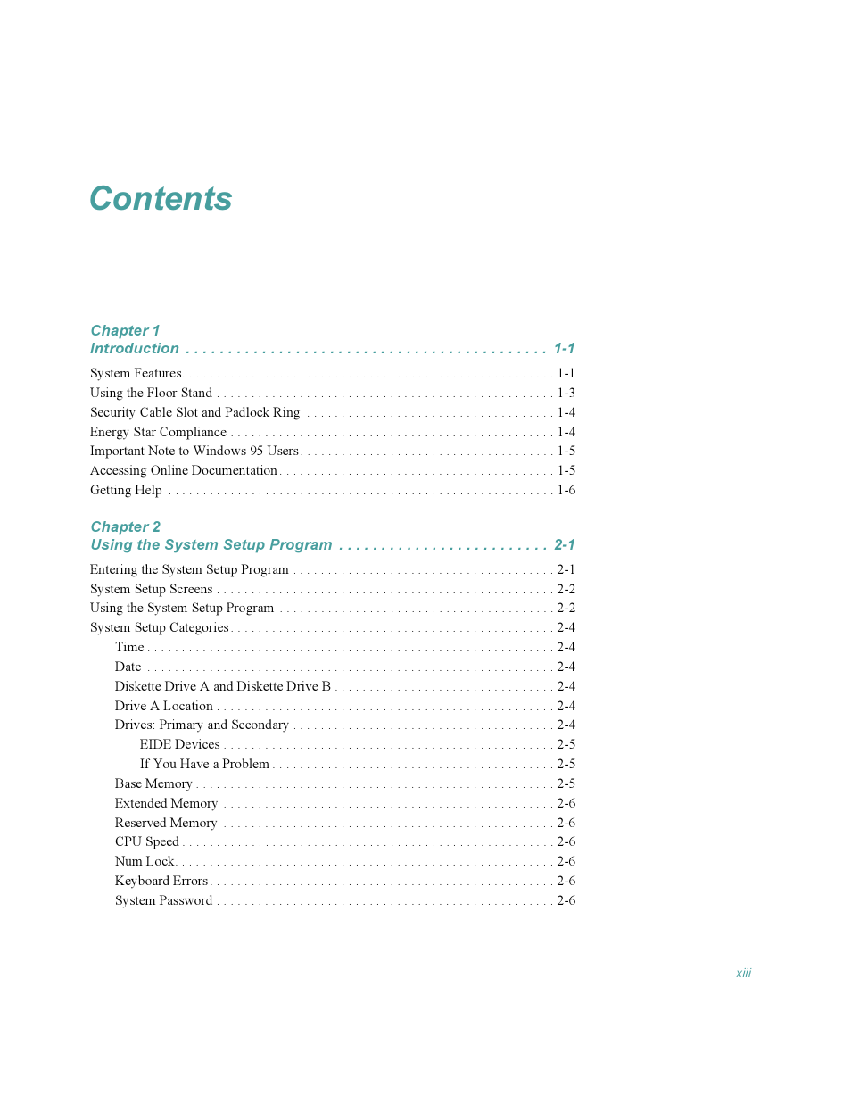 Dell OptiPlex Gxi User Manual | Page 13 / 140