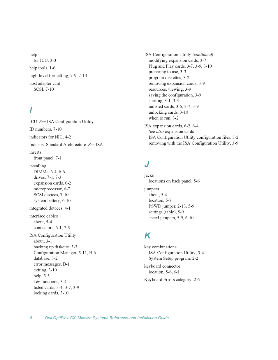 Dell OptiPlex Gxi User Manual | Page 134 / 140