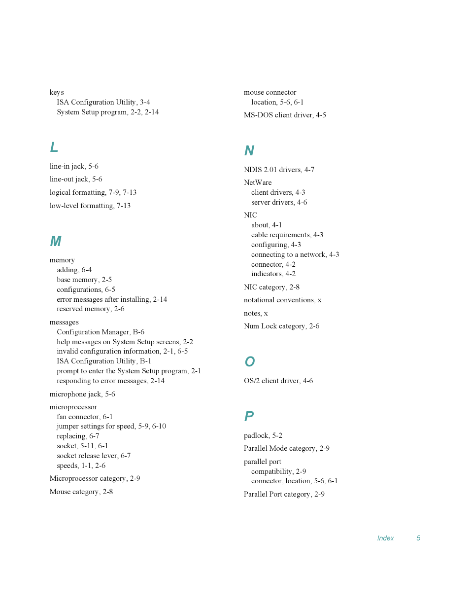 Dell OptiPlex Gxi User Manual | Page 135 / 140