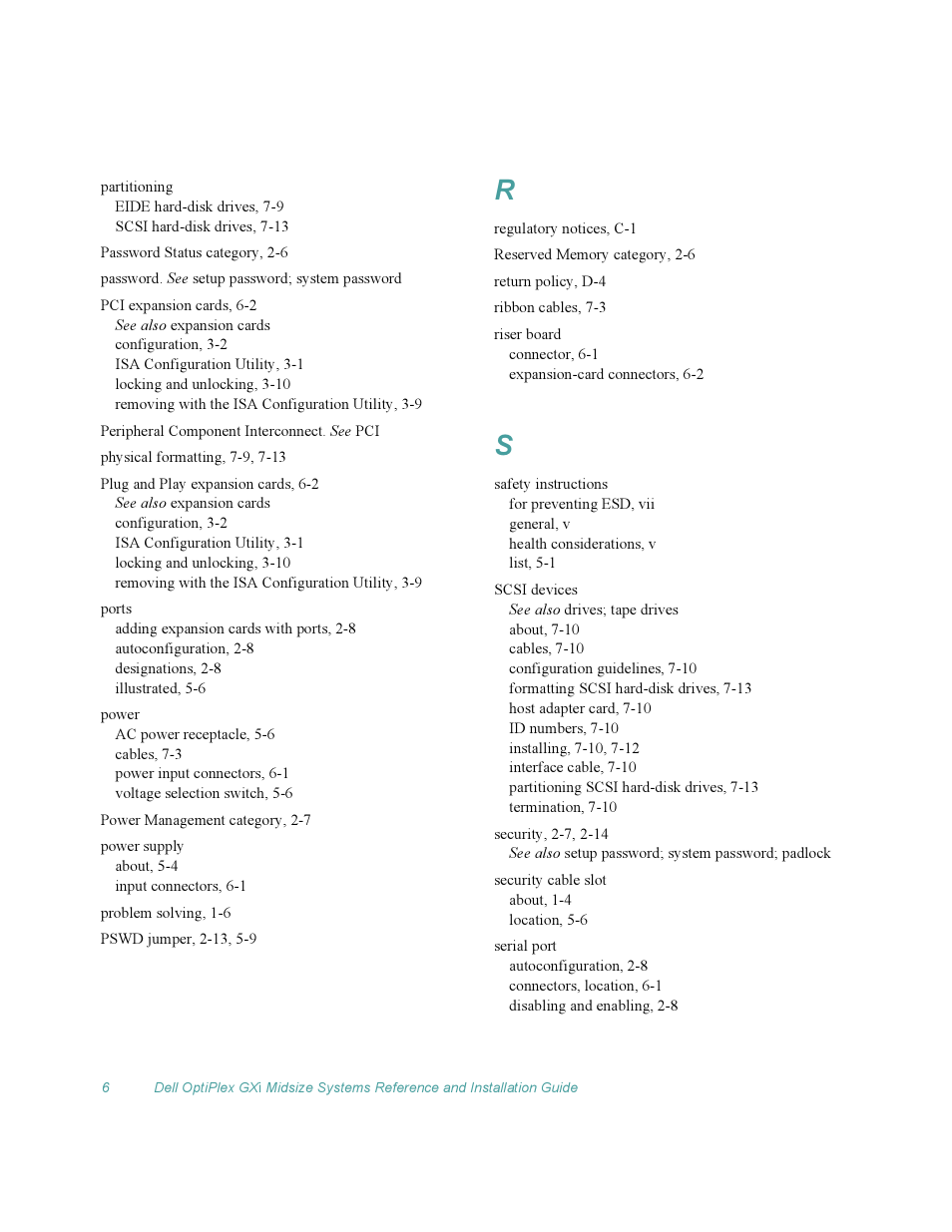 Dell OptiPlex Gxi User Manual | Page 136 / 140