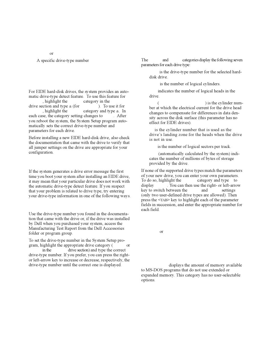 Base memory, Urity cable slot and padlock ring -4, Energy star compliance -4 | Eide devices -5, If you have a problem -5, Base memory -5, Eide devices, If you have a problem | Dell OptiPlex Gxi User Manual | Page 35 / 140