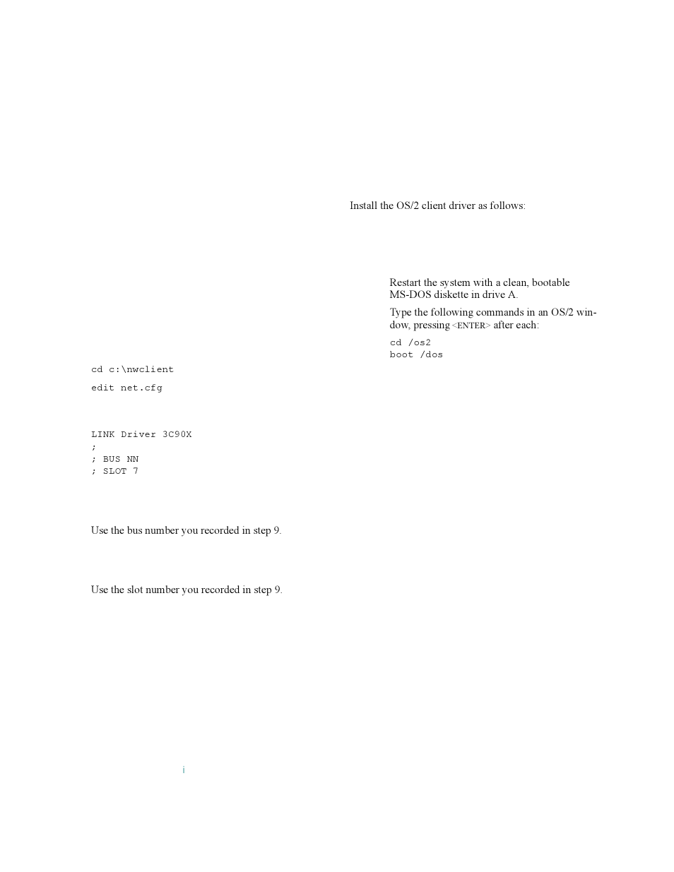 Server drivers for novell netware environments, Os/2 client driver -6, Server drivers for novell netware environments -6 | Os/2 client driver | Dell OptiPlex Gxi User Manual | Page 62 / 140