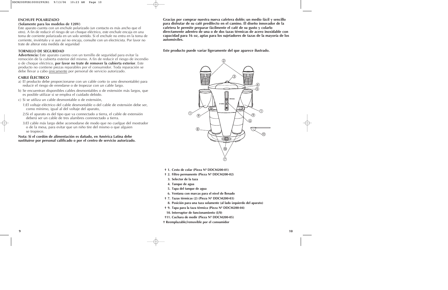 Black & Decker DDCM200 User Manual | Page 6 / 15
