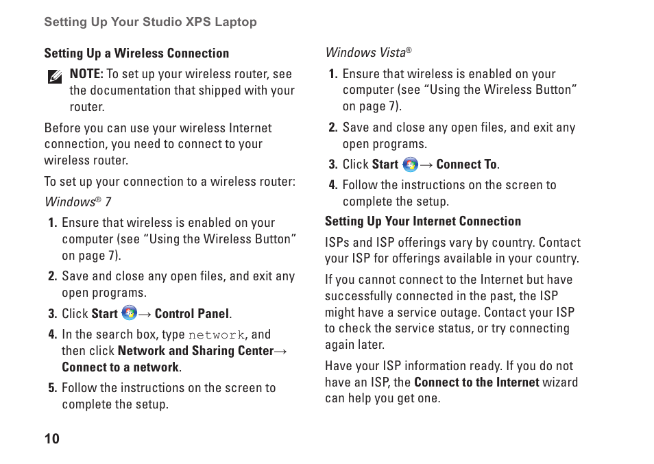 Dell Studio XPS M1640 (Mid 2010) User Manual | Page 12 / 80