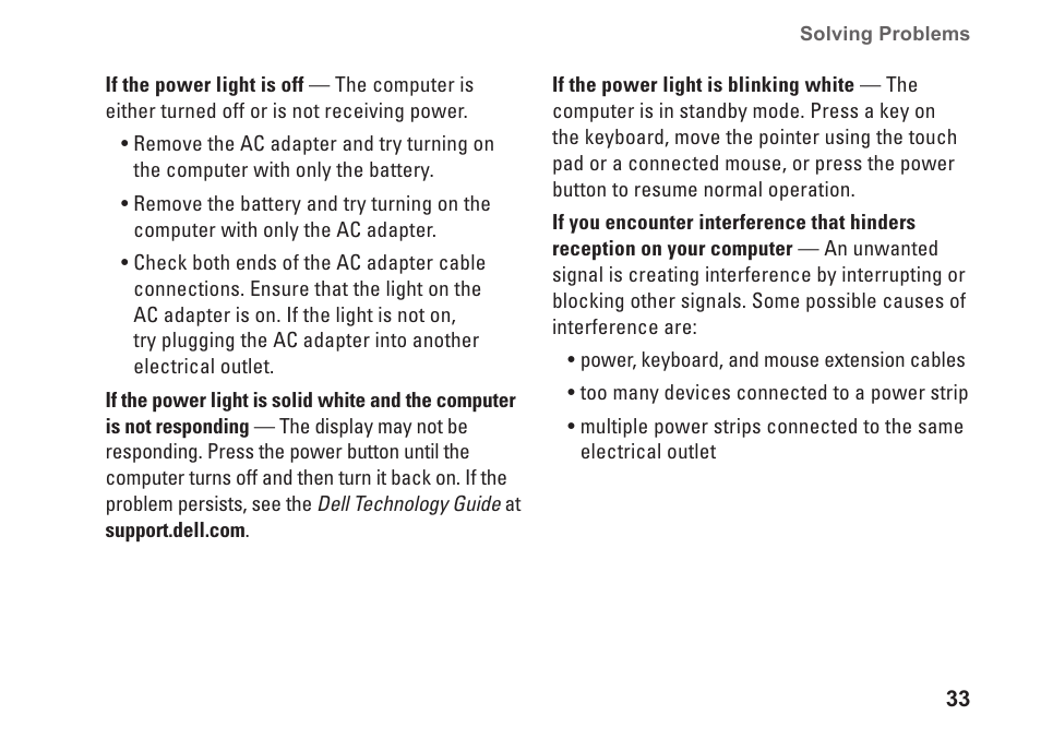 Dell Studio XPS M1640 (Mid 2010) User Manual | Page 35 / 80