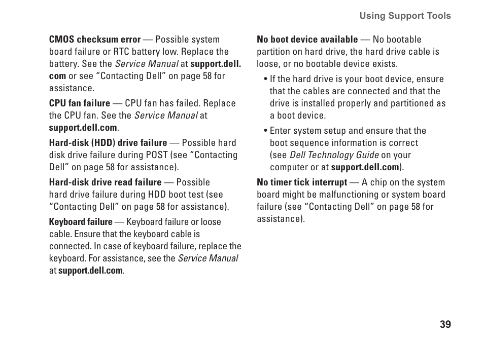 Dell Studio XPS M1640 (Mid 2010) User Manual | Page 41 / 80