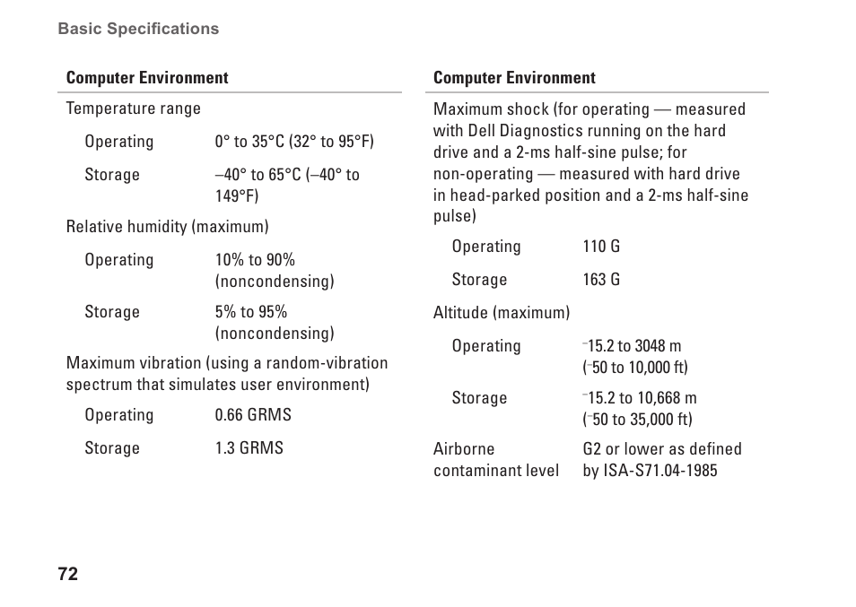 Dell Studio XPS M1640 (Mid 2010) User Manual | Page 74 / 80