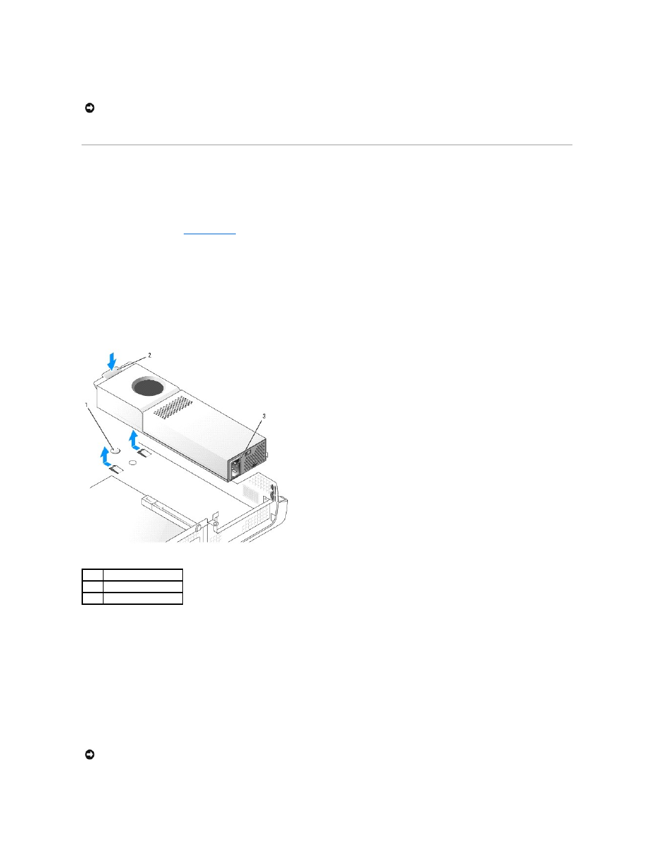 Small desktop computer, Replacing the power supply | Dell OptiPlex 170L User Manual | Page 61 / 143