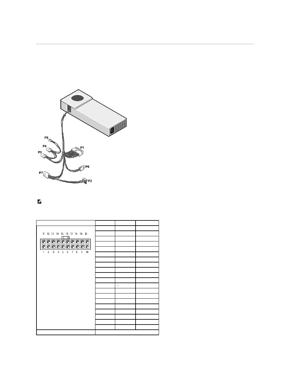 Dc power connectors | Dell OptiPlex 170L User Manual | Page 62 / 143