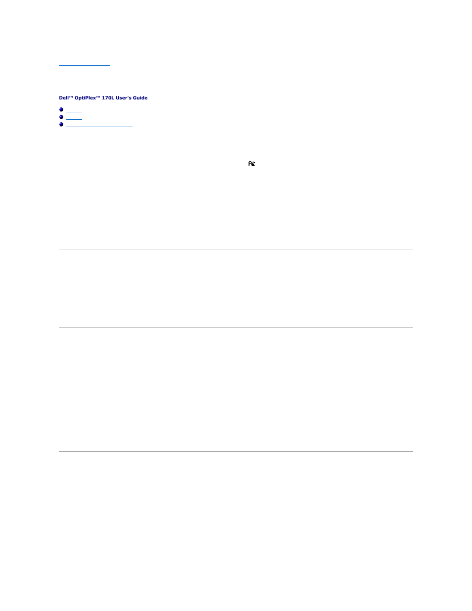 Fcc notices (u.s. only), Class a, Class b | Fcc identification information | Dell OptiPlex 170L User Manual | Page 66 / 143