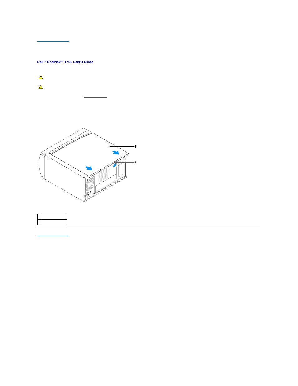 Removing the computer cover | Dell OptiPlex 170L User Manual | Page 71 / 143