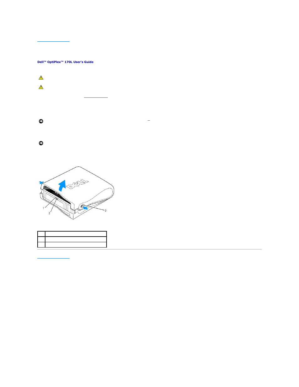 Opening the computer cover | Dell OptiPlex 170L User Manual | Page 82 / 143