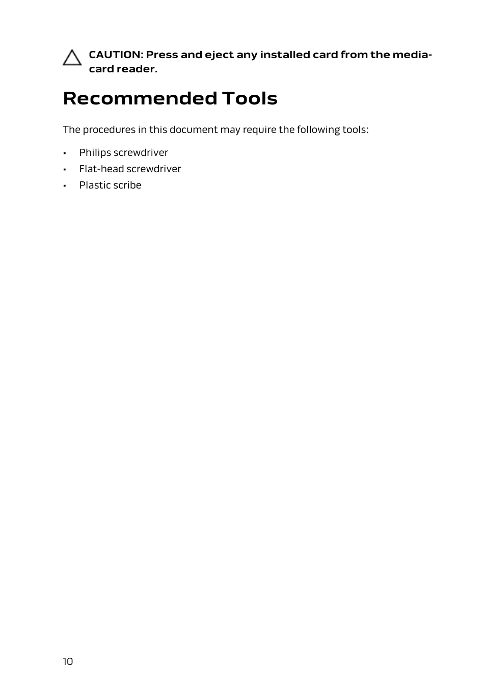Recommended tools | Dell Alienware Alpha (Late 2014) User Manual | Page 10 / 87