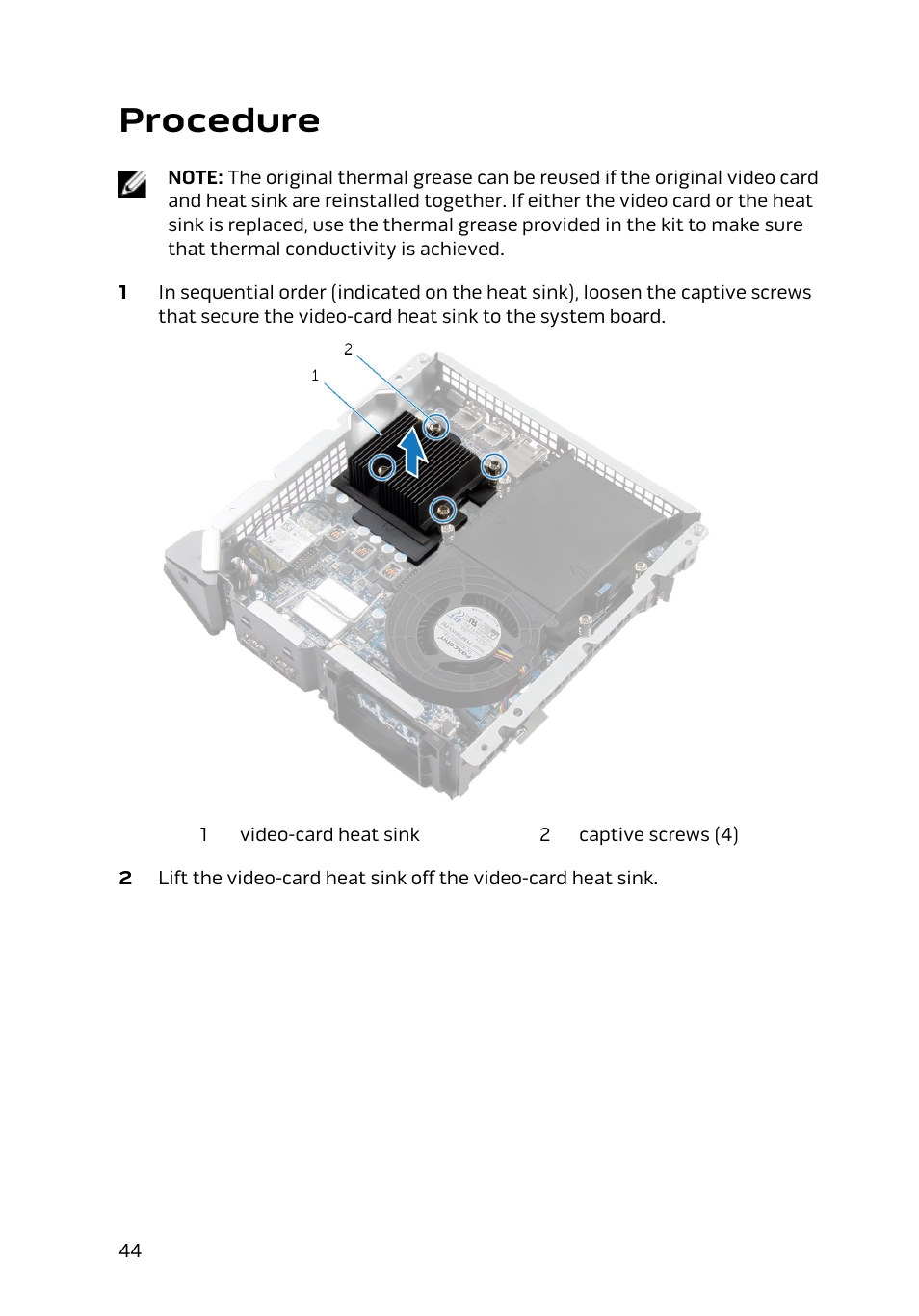 Procedure | Dell Alienware Alpha (Late 2014) User Manual | Page 44 / 87