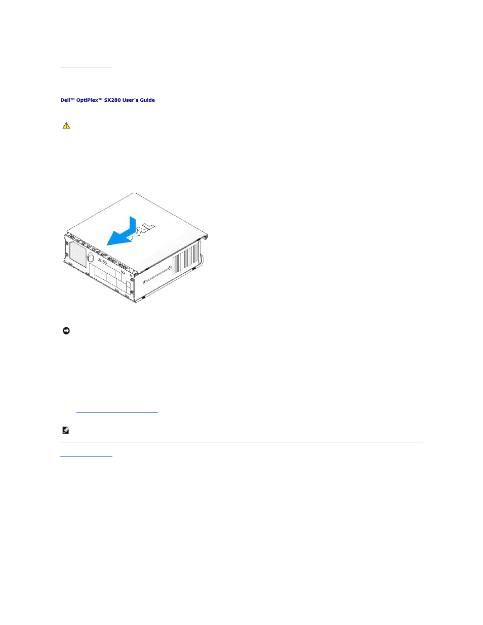 Replacing the computer cover | Dell OptiPlex SX280 User Manual | Page 28 / 95