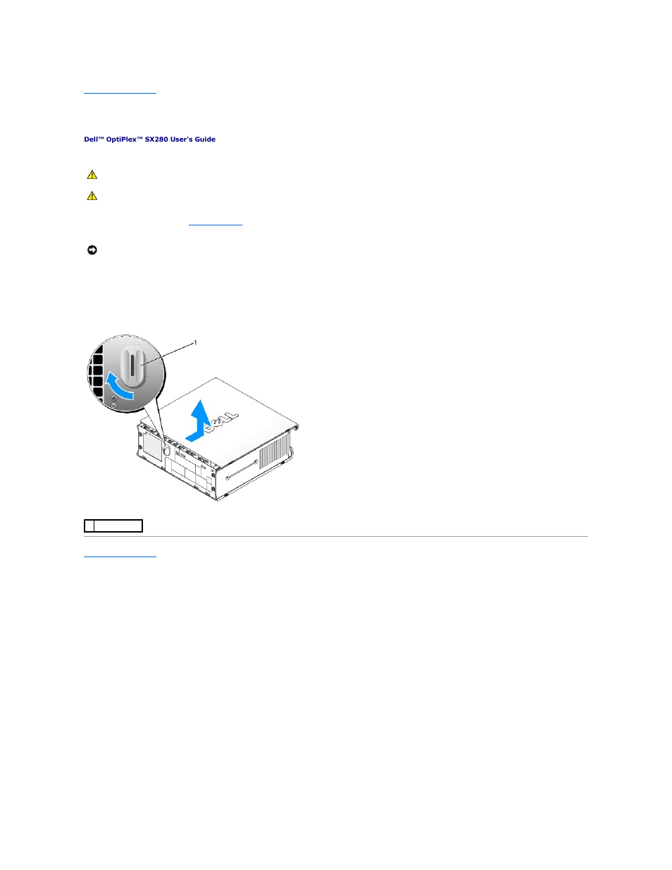 Removing the computer cover | Dell OptiPlex SX280 User Manual | Page 29 / 95
