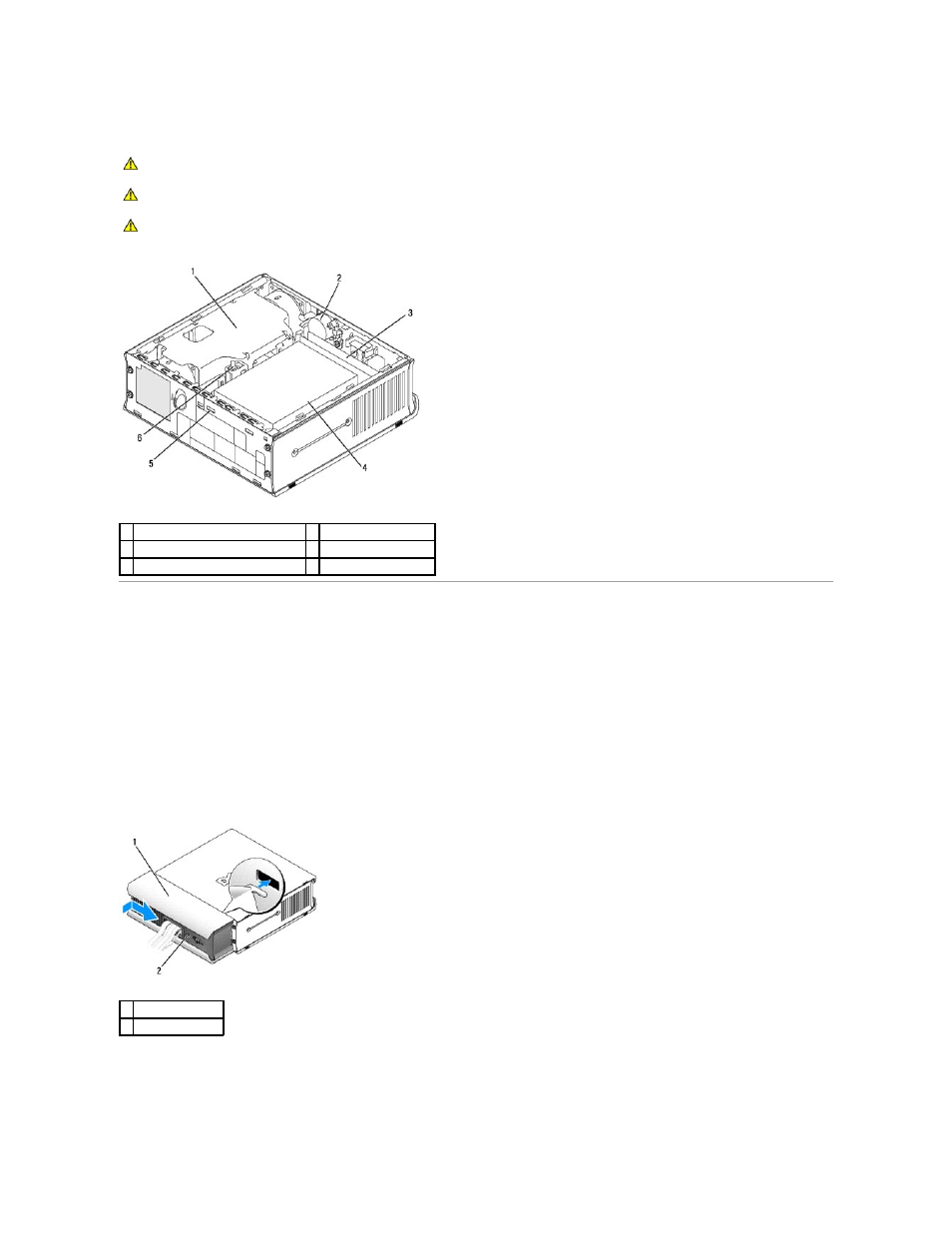 Cable cover (optional), Inside your computer, Attaching the cable cover | Removing the cable cover | Dell OptiPlex SX280 User Manual | Page 6 / 95
