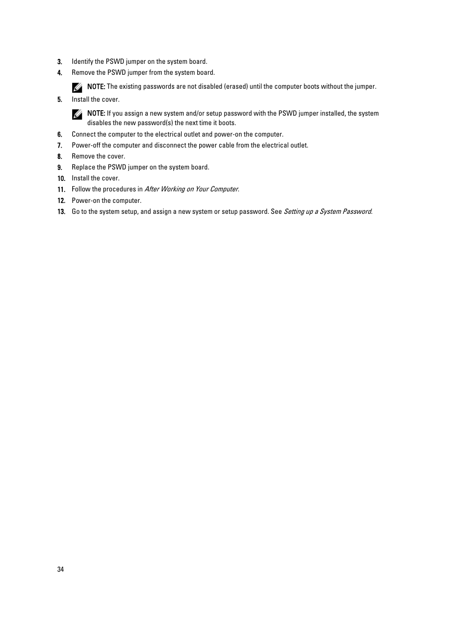 Dell Vostro 270s (Late 2012) User Manual | Page 34 / 41