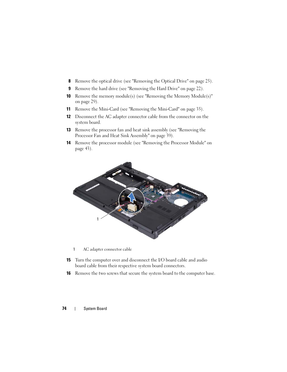 Dell Inspiron 1428 (Late 2009) User Manual | Page 74 / 82