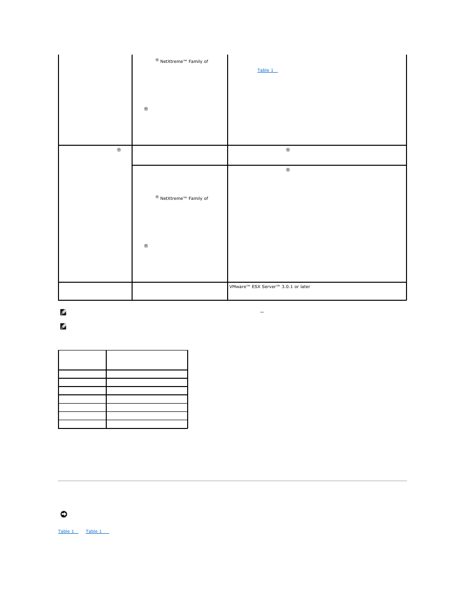 Version, see, Table 1, Smb (cifs) and nfs connectivity | Dell PowerVault NX1950 User Manual | Page 3 / 8