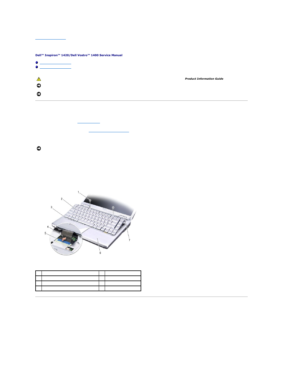 Keyboard, Removing the keyboard, Replacing the keyboard | Dell Inspiron 1420 (Mid 2007) User Manual | Page 26 / 44