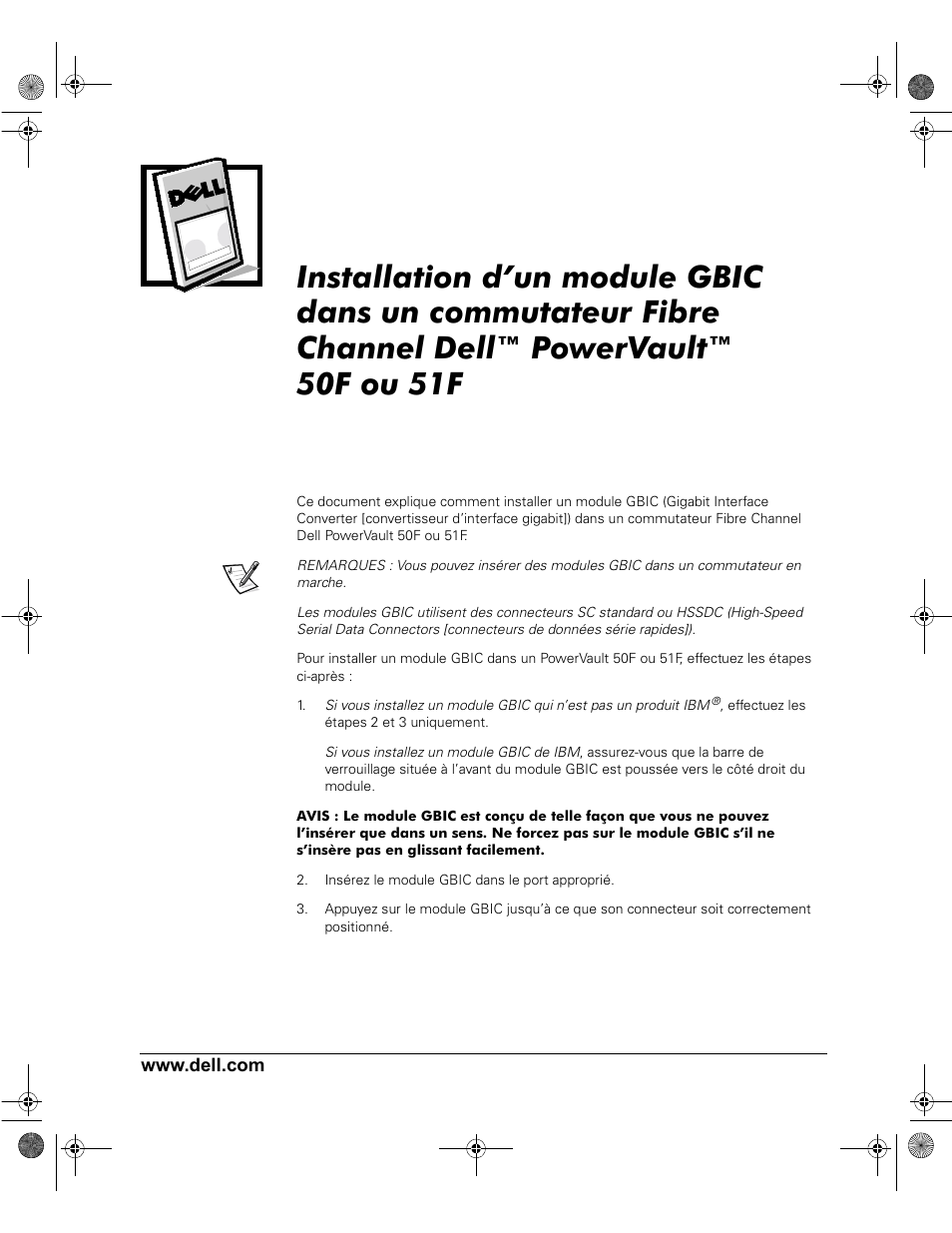 Dell PowerVault 50F (Fibre Channel Switch) User Manual | Page 3 / 8