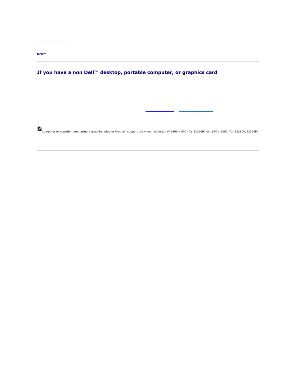 Setting up your monitor | Dell E2210H Monitor User Manual | Page 13 / 30