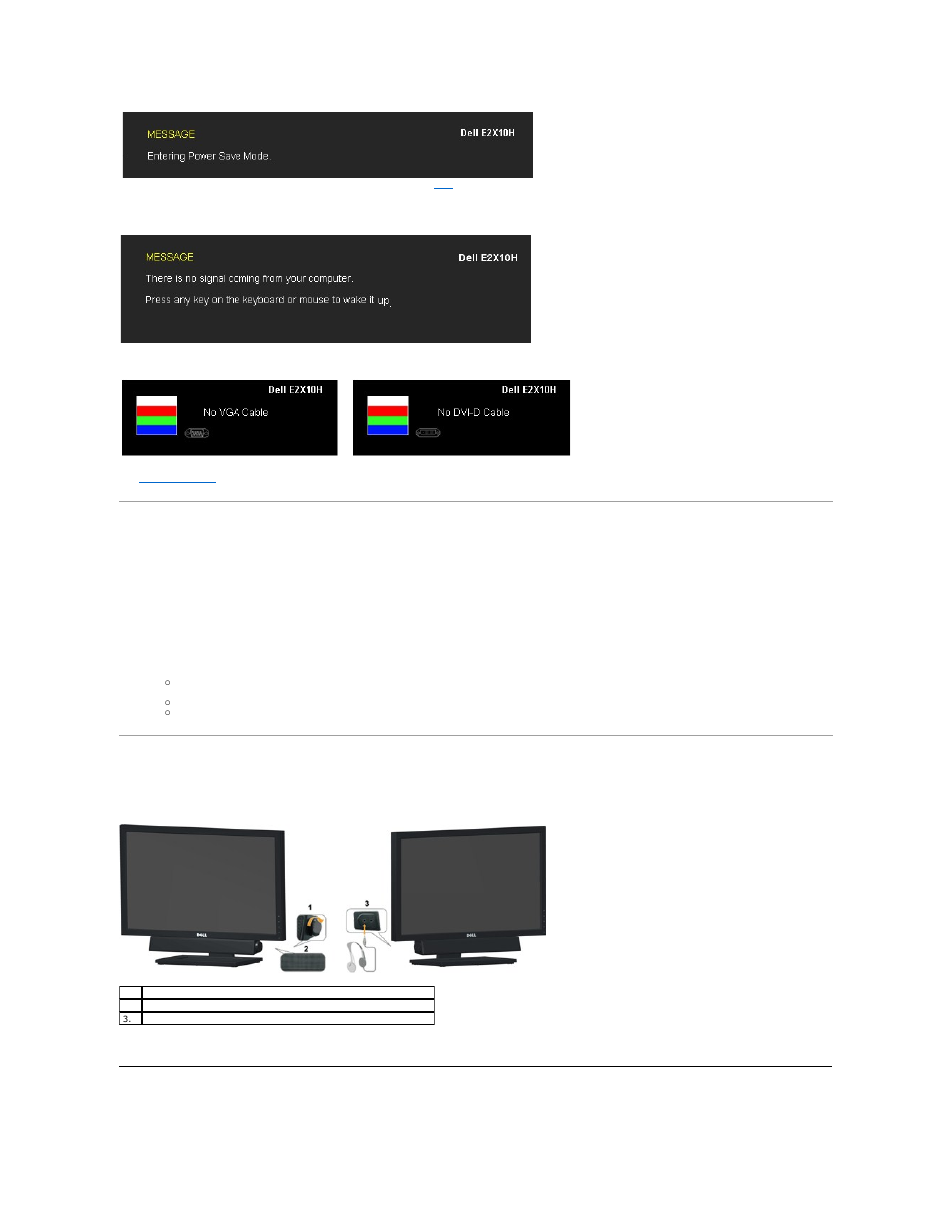 Setting the maximum resolution, Using the tilt, Using the dell soundbar (optional) | Dell E2210H Monitor User Manual | Page 21 / 30