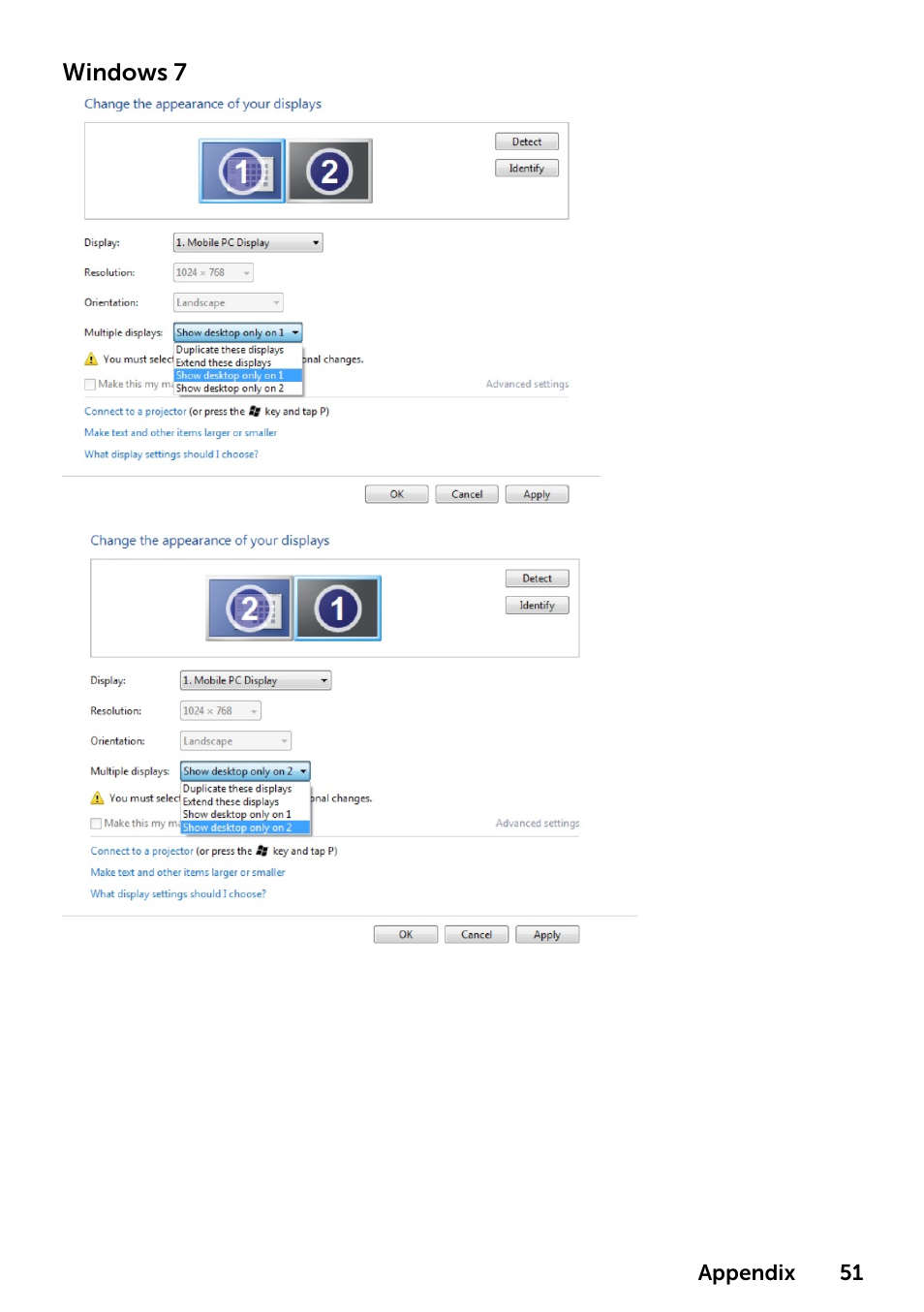 Dell P2314T Multi Touch Monitor with LED User Manual | Page 51 / 52