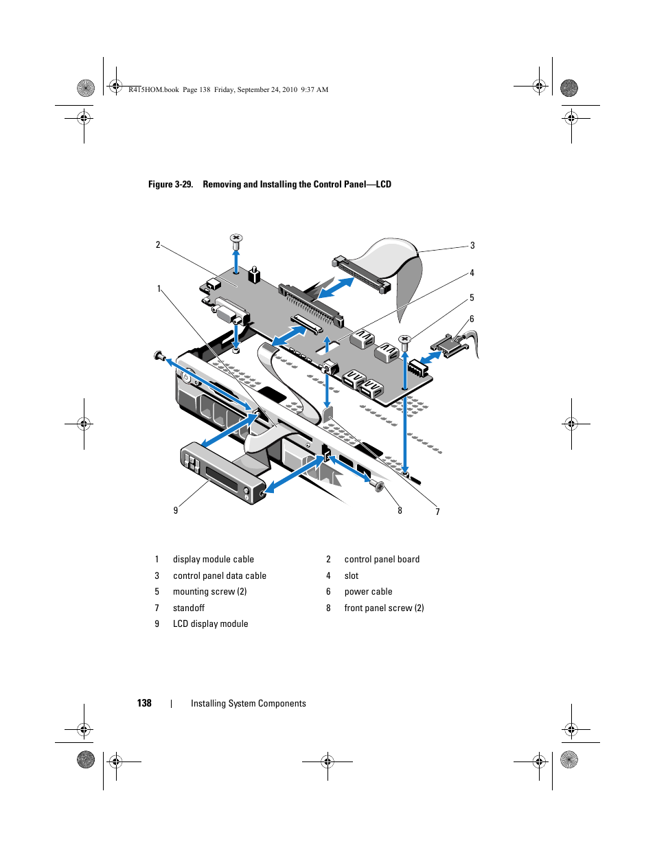 L, see figure 3-29 | Dell PowerEdge R415 User Manual | Page 138 / 188