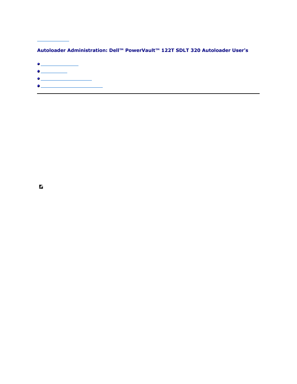 Configuring the autoloader | Dell PowerVault 122T LTO (Autoloader) User Manual | Page 2 / 39