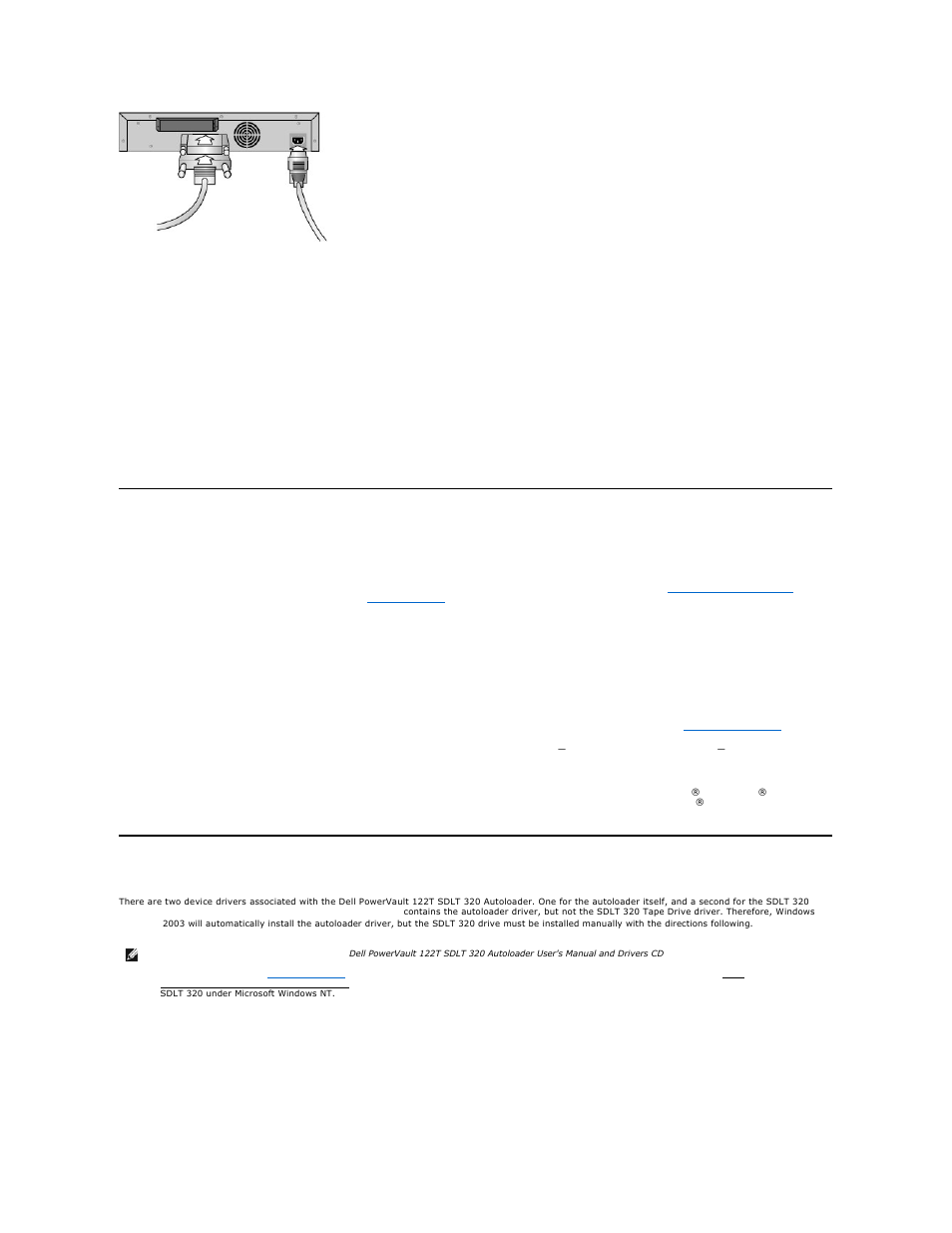 Preparing the host and verifying the connection, Preparing the host and verifying the, Connection | Installing the device drivers | Dell PowerVault 122T LTO (Autoloader) User Manual | Page 27 / 39